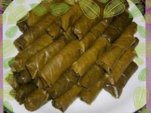 stuffed grape leaf