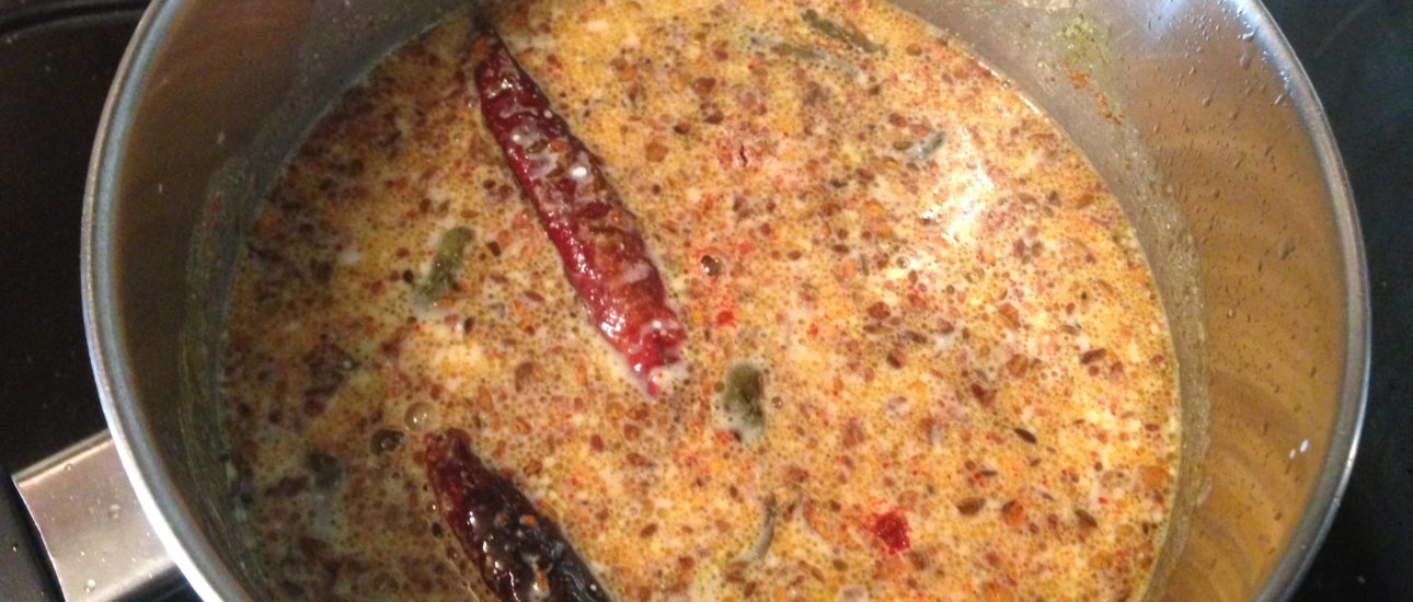 Black chana /black chickpeas Kadhi