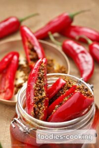 How to Make Stuffed Red Chilli Pickle
